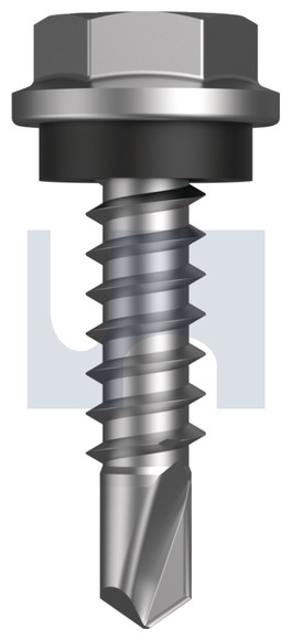 SCREW SDM HEX SEAL C4 10-16 X 22 CLASSIC CREAM